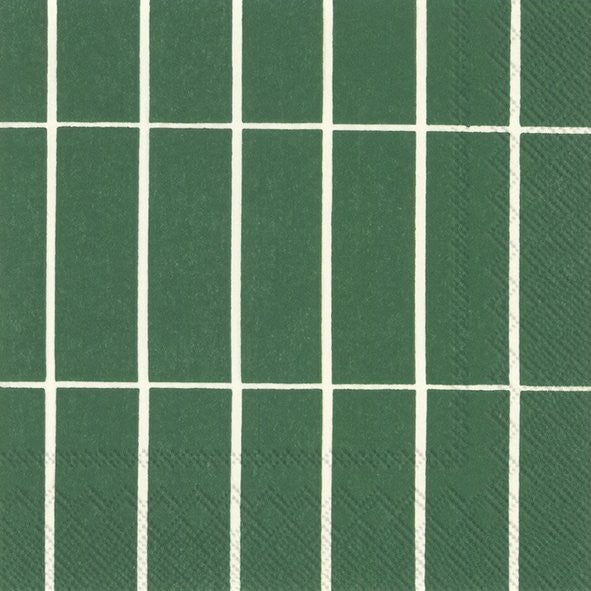 Servietten TIILISKIVI green 33x33cm