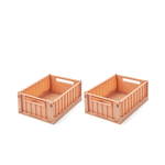 Folding box "Weston" small pack of 2 Tuscany rose | Liewood