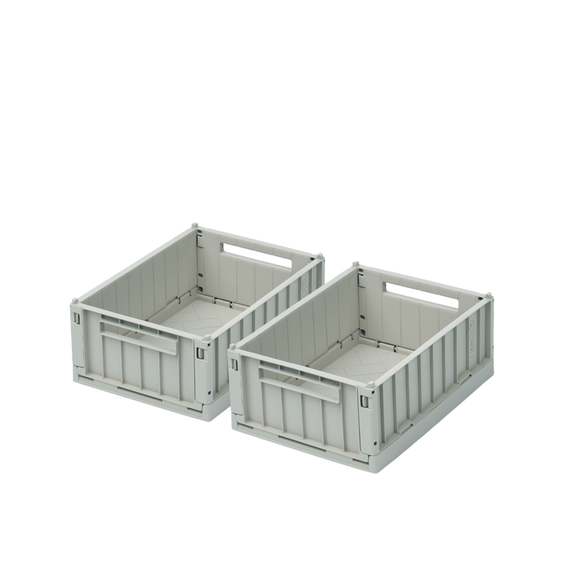 Klappbox WESTON small 2er Pkg Dove blue