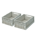 Klappbox WESTON medium 2er Pkg Dove blue