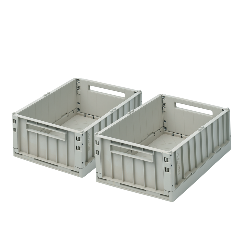 Klappbox WESTON medium 2er Pkg Dove blue