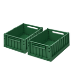 Klappbox WESTON medium 2er Pkg Garden green