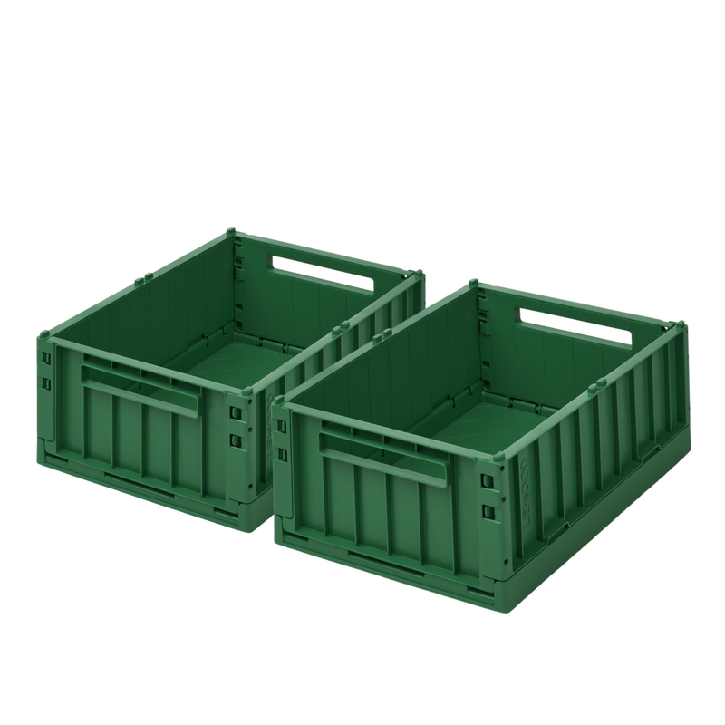 Klappbox WESTON medium 2er Pkg Garden green