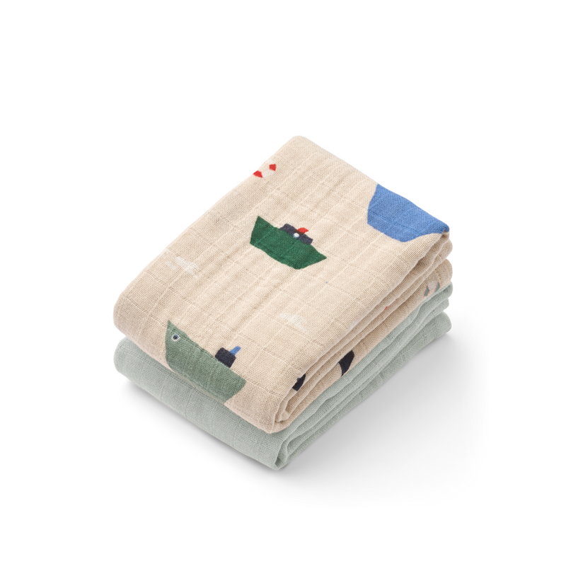 Stoffwindeln LEWIS 2er-Pack Sailing