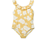Badeanzug KALLIE Flower Lemon