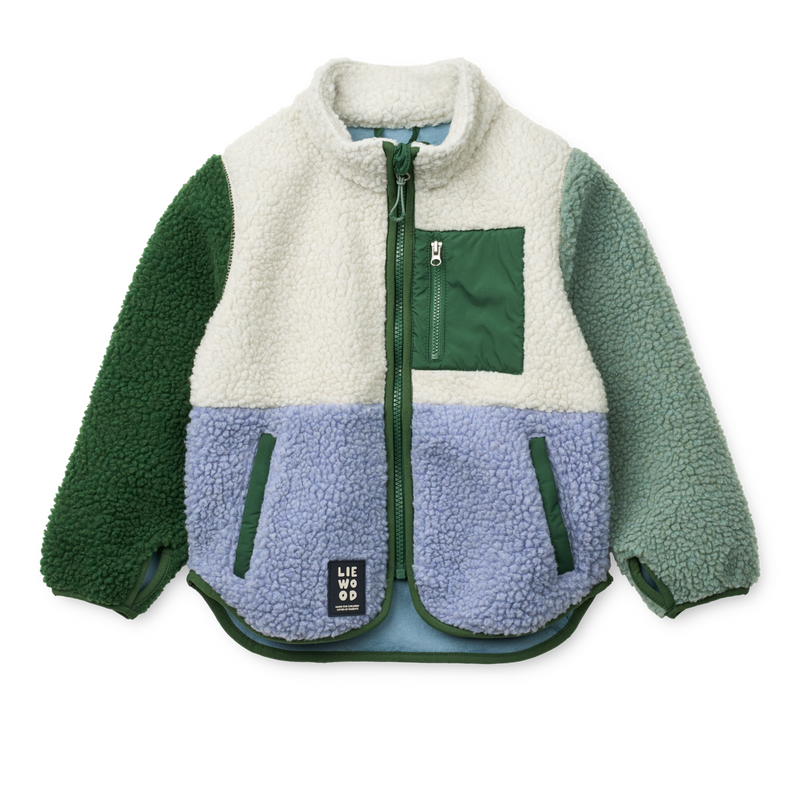 Kinder Fleecejacke NOLAN Dusty lavender multi mix