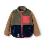 Kinder Fleecejacke NOLAN Army brown multi mix