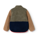 Kinder Fleecejacke NOLAN Army brown multi mix