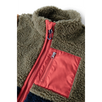 Kinder Fleecejacke NOLAN Army brown multi mix
