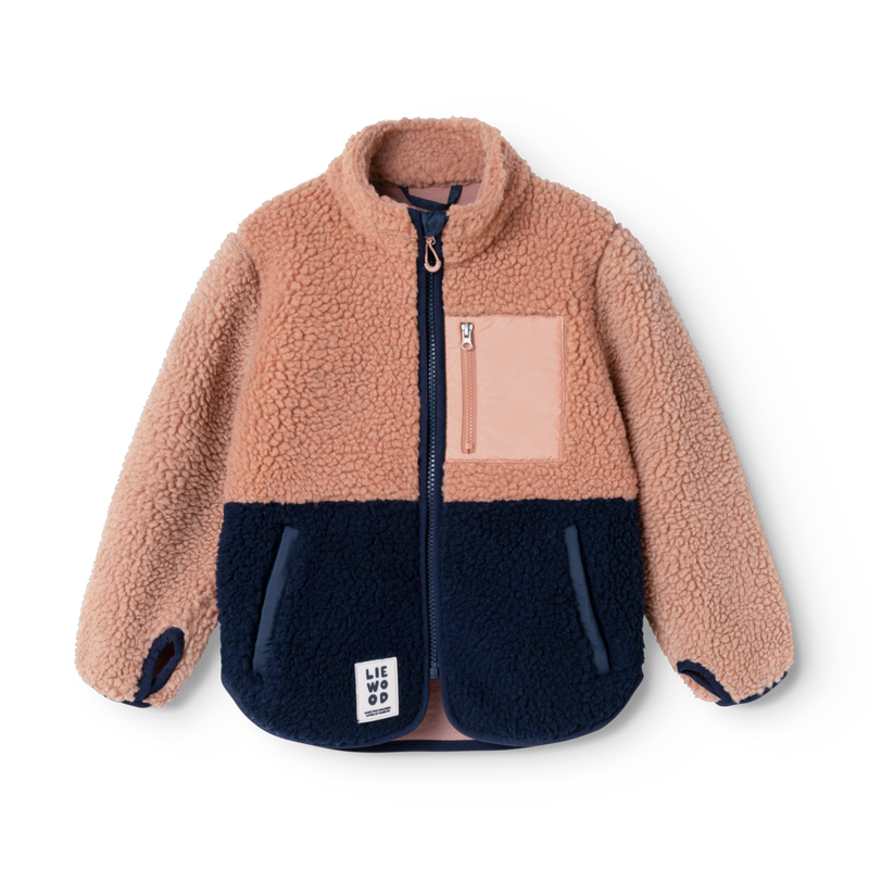 Kinder Fleecejacke NOLAN Tuscany rose mix