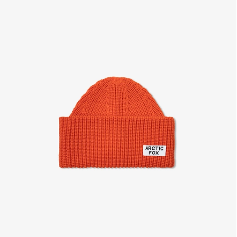 Merino Bonnet - Coral Red