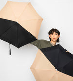 Folding umbrella "ALICE" beige &amp; black