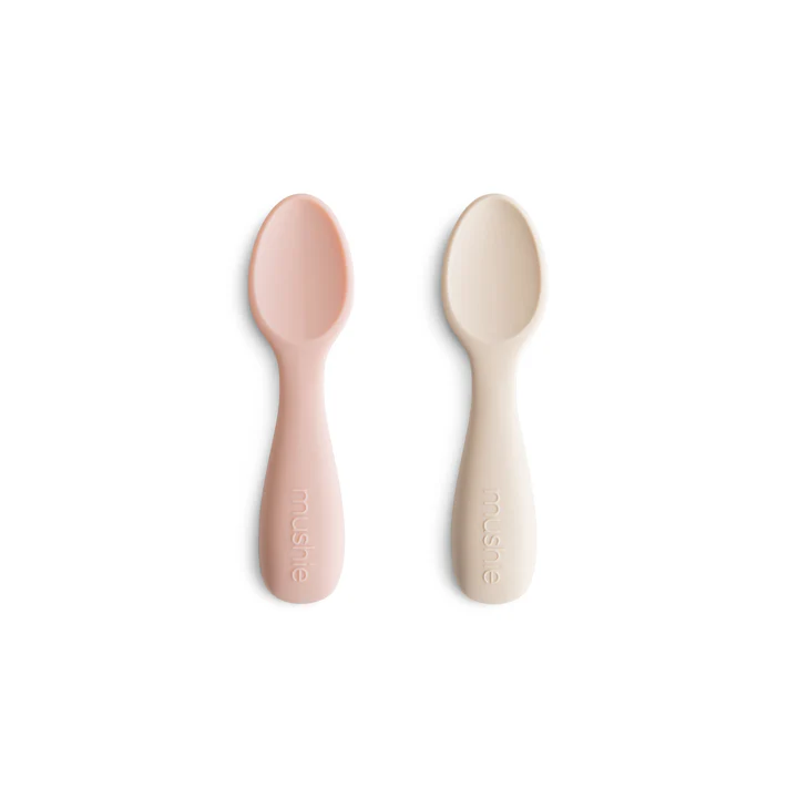 Kleinkind Starter Löffel 2er SET (Blush/Shifting Sand)