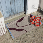 Badematte NOVA ARTE Wein / Sand