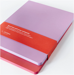 Softcover Notizbuch – Coral + Lilac 2er SET