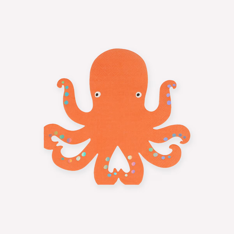 Oktopus Servietten