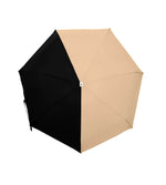 Folding umbrella "ALICE" beige &amp; black