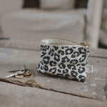 Pouch S - Grau/Beige & Leo