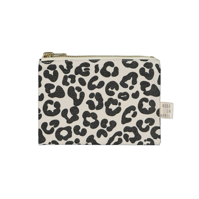 Pouch S - Grau/Beige & Leo