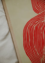 Poster The Line Red 50x70 cm