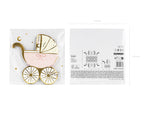 Servietten KINDERWAGEN rosa