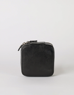 leather jewelry case - black