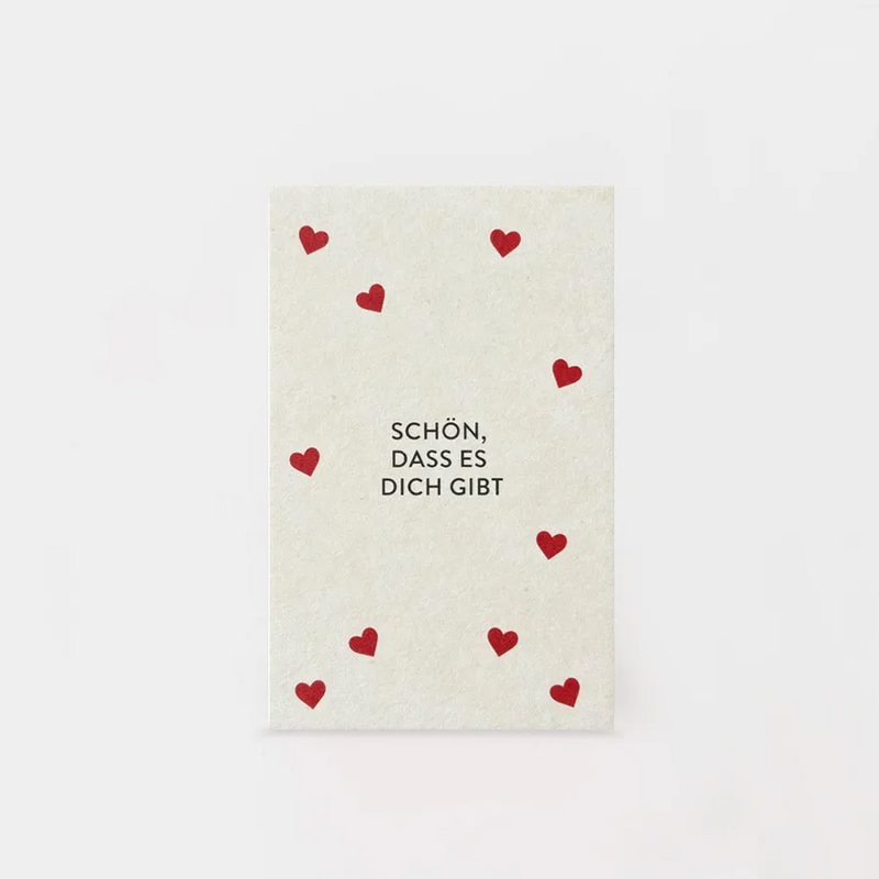 Mini Postkarte SCHÖN DASS ES DICH GIBT