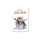 Postkarte "jippie yeah Schulkind"