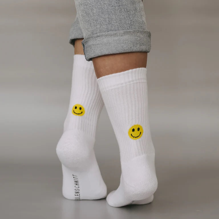 Socken "Smiley gelb"