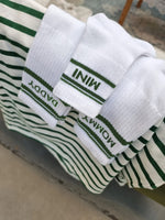 Socken Mini - Weiß/Grün