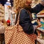 Tasche Elisa - Rose/Karamell Karo