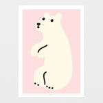 Poster "Huggy Bear" Pink
