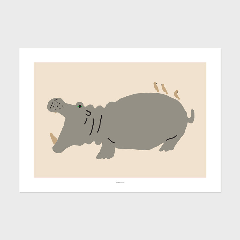 Poster "Big Hippo"