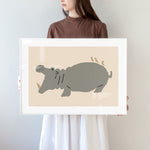 Poster "Big Hippo"