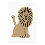 Poster "Lion" White