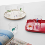 Glas mit Sardine