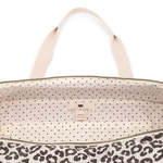 Reisetasche / Wicketasche - Grau/Beige & Leo