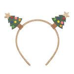 Headband - Velvet Christmas Tree