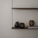 Mini Vase/Kerzenglas BUNCH - braun