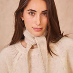 Kleiner "Sophie-Schal": Creme