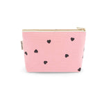 Kleine Kulturtasche - Herz/Erdbeere