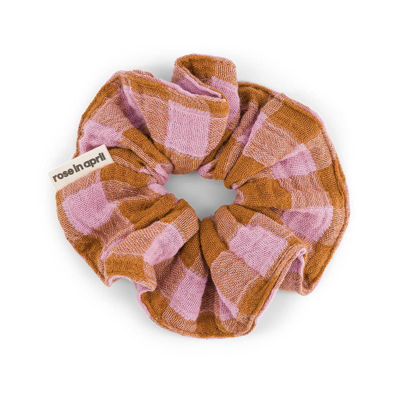 Scrunchie VICHY MAUVE/KARAMELL