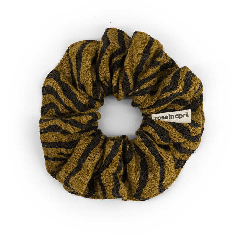 Scrunchie ZEBRA SCHWARZ/KREUZKÜMMEL