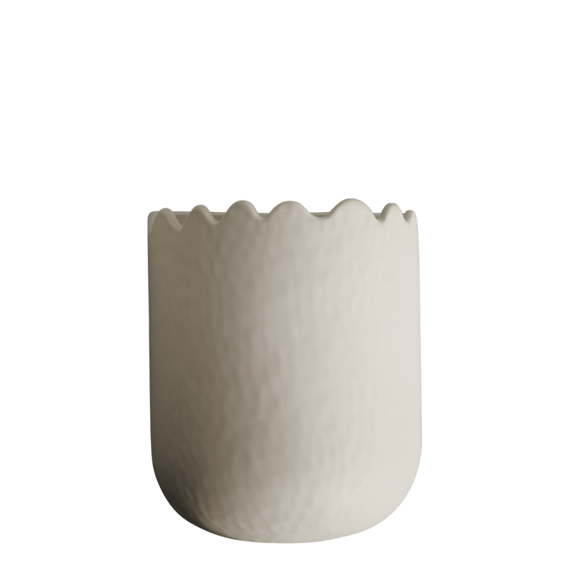 Wand - Blumentopf FLOWERY creme small