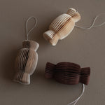 Baumschmuck - Papercandy beige