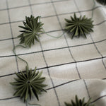 Girlande - Schneeflocken grün