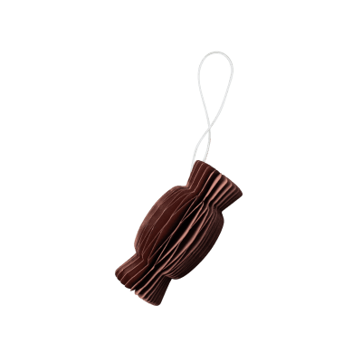 Baumschmuck - Papercandy dunkelrot