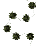Girlande - Schneeflocken grün