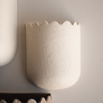 Wand - Blumentopf FLOWERY creme small