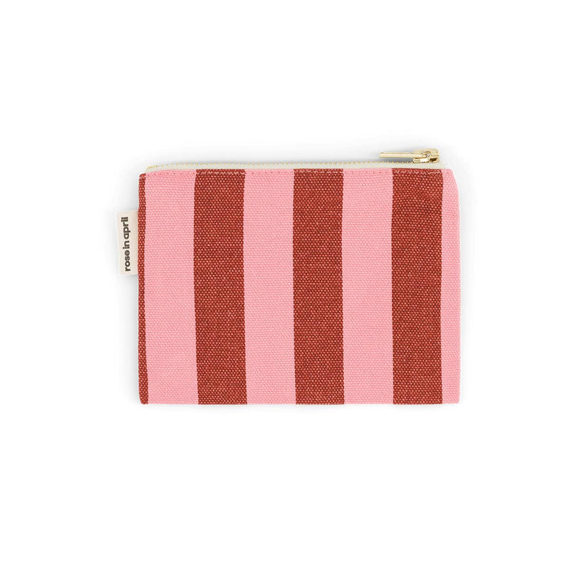 Pouch S Brick/Pink gestreift